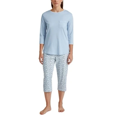 Afbeelding van Calida Sweet Dreams 3/4 SET Pyjama, Dames, Maat: 36/38, Arctic ice