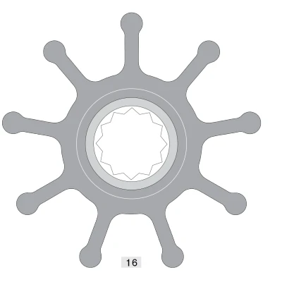 Afbeelding van Johnson pump impeller 802b