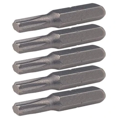 Afbeelding van 1/4&quot; CLASSIC bit TX, 25mm T30. 5 Stuk zilver