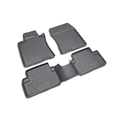 Afbeelding van Rubbermatten element Maatwerk vloermatten HONDA Accord 2003 2008 4 stuks