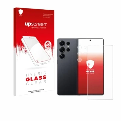 Afbeelding van upscreen Screenprotector voor Samsung Galaxy S25 Ultra (Voor+Camera) Folie Beschermfolie Beschermglas transparant