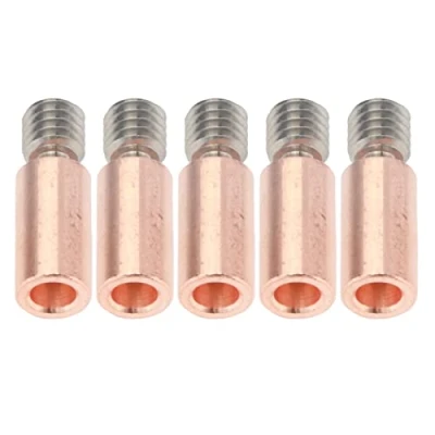 Afbeelding van 5PCS Bimetaal Heatbreak Ti Legering Koper Bi Metaal Vervanging voor Prusa I3 MK3 MK3S 3D Printer(Smooth)