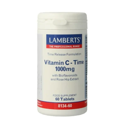 Afbeelding van Lamberts Vitamine C 1000 Time Release &amp; Bioflavonoiden, 60 tabletten