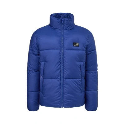 Afbeelding van QS MIT Label Patch Winterjas, Heren, Maat: Medium, Ozeanblau