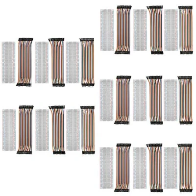 Afbeelding van AZDelivery 5 x Breadboard 3x Jumper Draad m2m/f2m/f2f Set van 3 MB102 compatibel met Arduino Inclusief E Book!
