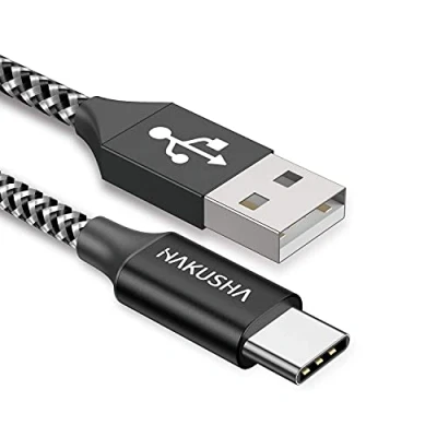 Afbeelding van HAKUSHA USB C kabel, oplaadkabel [2M] Nylon snellaadtype kabel Sync snellaadkabel voor Samsung Galaxy Z Flip,S22+,Huawei P50 Pro,Google Pixel 6,Xiaomi,OnePlus,LG,Realme,Honor,Tablet