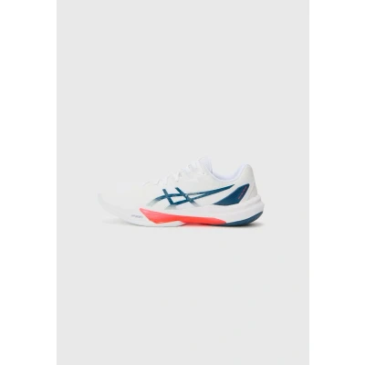 Afbeelding van Asics SKY Elite Volleybalschoenen, Heren, Maat: 43.5, White/mako blue Pu