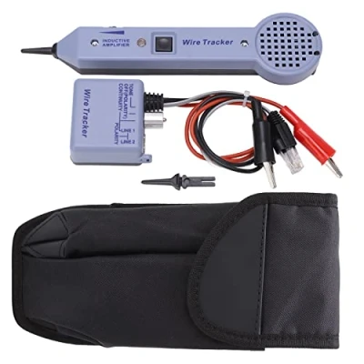 Afbeelding van Toon en Sonde Kit, Netwerkkabel Opsporen Tester Kit Audio Regelbare Inductie Versterker Kabel Toner Detector Draad Tracer Circuit Toongenerator voor Collation