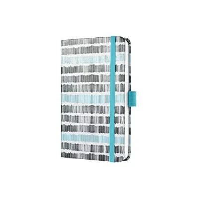 Afbeelding van SIGEL Jolie 2020, J0310, ca. A6, zwart lichtblauw, streekpatroon andere modellen