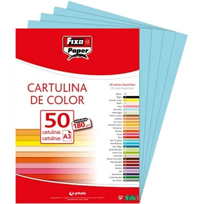 Afbeelding van Fixo Paper 11120336 karton, A3, 50 stuks, turquoise, 180 g