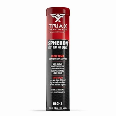 Afbeelding van TRIAX Spheron HT 2 Rood vet, wiellager, lithium complex, hoge temperatuur 287 C, ultra klevend, extreme druk, praktisch waterdicht (1 tube)