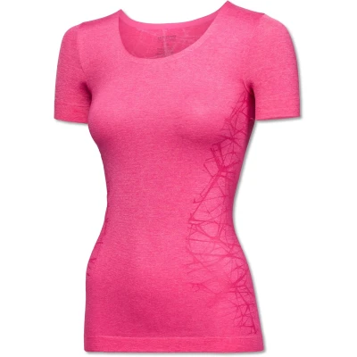 Afbeelding van SCHIESSER Active Mesh Light T shirt (1 pack) dames korte mouwen felrozemelange Maat: 38
