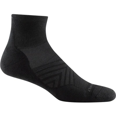 Afbeelding van Darn Tough Run Men #1040 1/4 Sock Ultra Lightweight Cushion Black 46 49.5