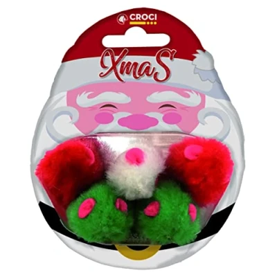 Afbeelding van Croci XMAS speelmuizen set van 5 in giftverpakking