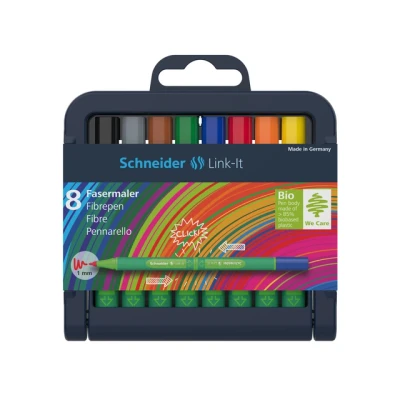 Afbeelding van Viltstift Schneider Link It 1,0mm assorti 8 stuks