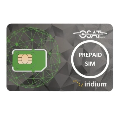 Afbeelding van OSAT Iridium Satelliet Prepaid SIM kaart voor Extreme 9575, 9555, 9505A, GO! Online Activering &amp; Hervullen Geen Activeringskosten of Maandelijkse Kosten