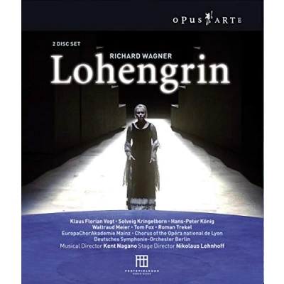 Afbeelding van Klaus Florian Vogt, Solveig Kringelborn, Waltraud Meier Wagner: Lohengrin (3 DVD)