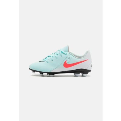 Afbeelding van Nike Performance JR Phantom GX II CLUB FG/MG Unisex Voetbalschoenen met kunststof noppen voor kinderen, Maat: 37.5, Mint/atomic red/off noir