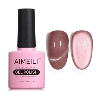 Afbeelding van AIMEILI Hema Free Cat Eye Gel Nagellak UV LED Gellack Soak Off Vegan Cruelty Polish 10ml (734)