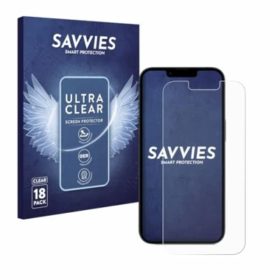 Afbeelding van Savvies Screenprotector voor Apple iPhone 16e Folie Beschermfolie transparant (18 Stuks)