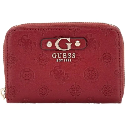 Afbeelding van Guess Gerty Medium ZIP Around Portemonnee, Dames, Maat: One Size, Claret