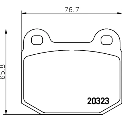 Afbeelding van HELLA PAGID 8DB 355 009 061 Remblokkenset T1209 Dikte: 14.4mm Remsysteem: Teves Niet geschikt voor slijtage waarschuwingscontact o.a. LOTUS / OPEL VAUXHALL