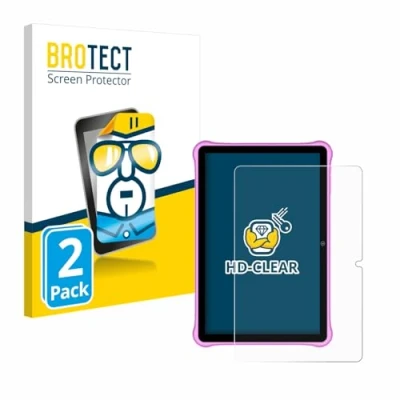 Afbeelding van BROTECT Screenprotector voor Blackview Tab A7 Kids Folie Beschermfolie transparant (2 Stuks)