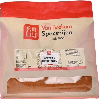 Afbeelding van Van Beekum Specerijen Japanse Kipkruiden 1 kilo (hersluitbare stazak)