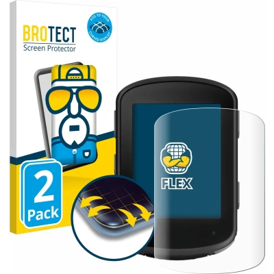Afbeelding van BROTECT Screenprotector voor Garmin Edge 540 Folie Beschermfolie transparant volledig dekking (2 Stuks)