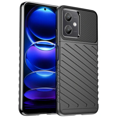 Afbeelding van Xiaomi Poco X5 5G Hoesje Siliconen en TPU (zacht) iMoshion Softcase/Backcover Zwart Telefoonhoesje Shockproof/Valbescherming