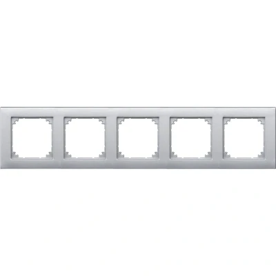 Afbeelding van Merten 486560 Afdekking Frame System M Aluminium