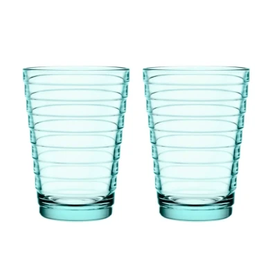 Afbeelding van Iittala Glas Aino Aalto Watergroen 330 ml 2 Stuks