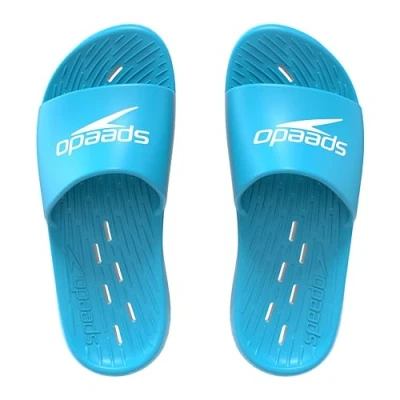 Afbeelding van Speedo Unisex kinderglijbanen Zwembad Sliders Footwear, Blauw, 37 EU