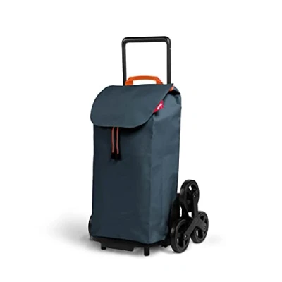 Afbeelding van Gimi Tris boodschappentrolley, waterafstotende tas, 3 wielsysteem, inhoud: 52 liter, maximale belasting: 30 kg, frame: staal/kunststof, boodschappentas: polyester, kleur antraciet