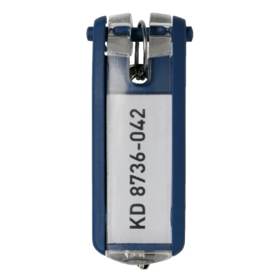 Afbeelding van Durable sleutelhanger Key Clip, blauw, pak van 6 stuks