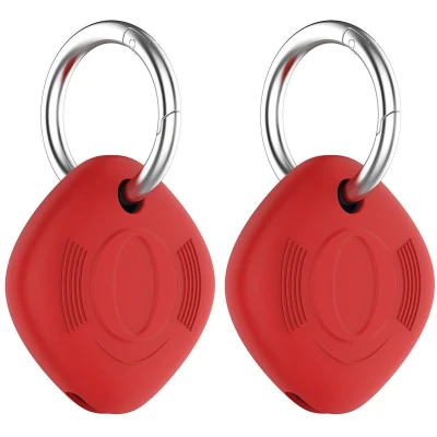 Afbeelding van Cazy Hoesje geschikt voor Samsung SmartTag Tag Rood 2 stuks