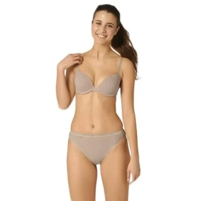 Afbeelding van Sloggi 2P Basic Plus Tai Briefs Beige katoen 48 Dames