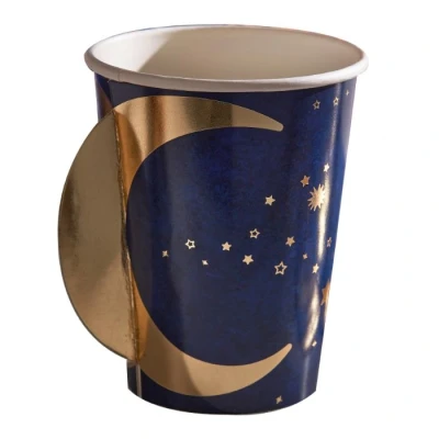 Afbeelding van Eid Navy &amp; Goud 8 stuks