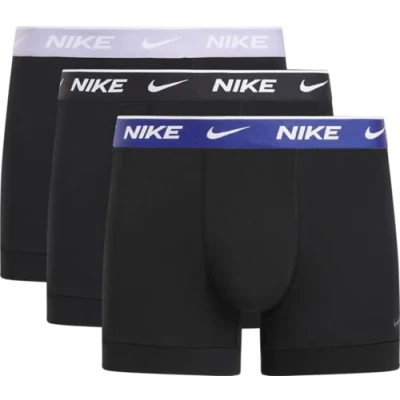 Afbeelding van Nike Trunk 3PK ondergoed, Blk Hydrangeas/Deep Night/Black, L heren,