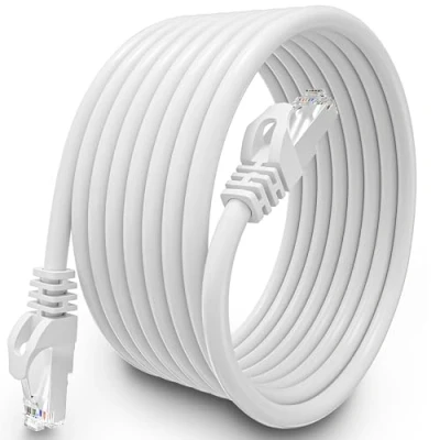 Afbeelding van Internet Kabel 10 Meter Cat 6 Afgeschermd Buiten Ethernetkabel Netwerkkabel Installeren Waterdicht Weerbestendig Hoge Snelheid FTP 23AWG Gigabit Netwerklijn Internetdraadkabel