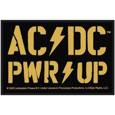 Afbeelding van AC/DC PWR UP Patch Zwart