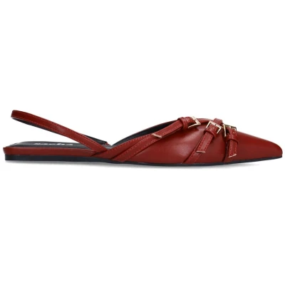 Afbeelding van Sacha slingback loafers rood