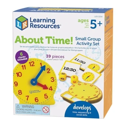Afbeelding van Learning Resources Over Tijd! Klein Groep Activiteit 39 Stuk Set