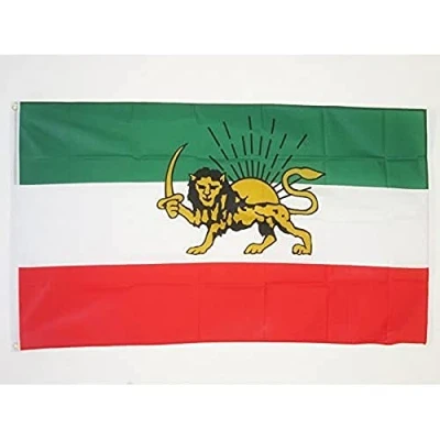 Afbeelding van Iran Oude Perzische vlag 150x90 cm vlaggen 90 x 150 Banner 3x5 ft Hoge kwaliteit AZ FLAG