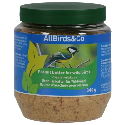 Afbeelding van Allbirds&amp;Co Vogelpindakaas Voer 340 g