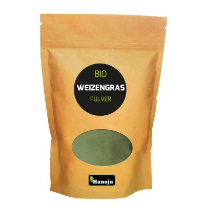 Afbeelding van Hanoju Tarwegras Poeder Bio 500g