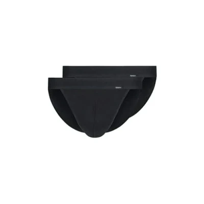 Afbeelding van Skiny Heren tanga Cotton Retro G string (2 pack), zwart (080691), XXL