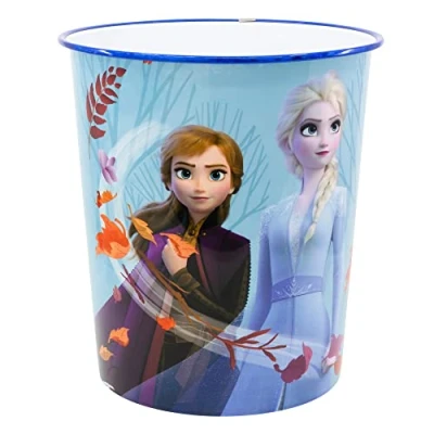 Afbeelding van Vuilnisbak van metaal voor kinderen Frozen II Blue Festival