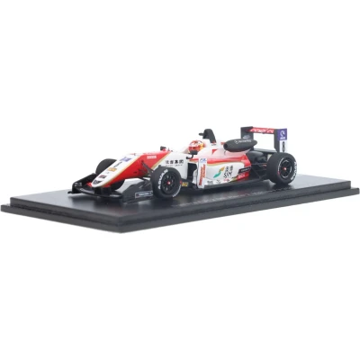 Afbeelding van Dallara F312 Mercedes Benz Spark Modelauto 1:43 2017 Zhou GuanYu Theodre Racing by Prema SA255