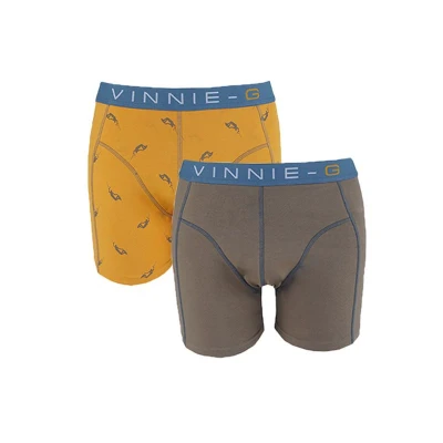 Afbeelding van 2 x Vinnie G Wakeboard Boys Grey Print maat 152/158